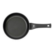 Stielpfanne PermaDur Excellent von oben, schwarze Antihaftbeschichtung, ergonomischer Griff