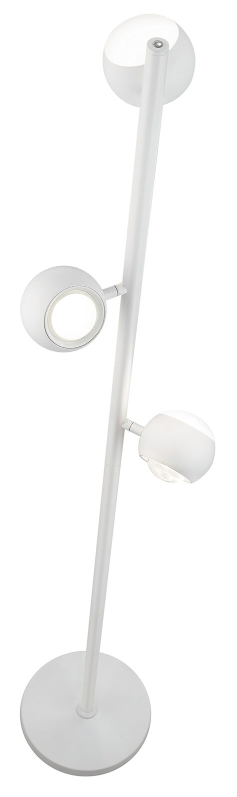 Musterring Stehleuchte CANNON Moderne Stehleuchte CANNON mit drei kugelförmigen Leuchten, seitliche Perspektive