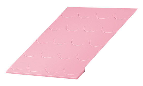 Paidi Dachschindel- 2er Set TINY-HOUSE Rosa Dachschindel in schräger Perspektive mit gewelltem Muster