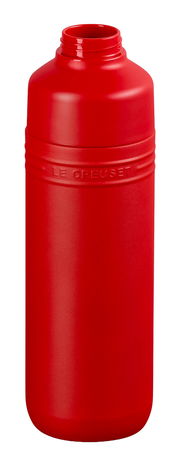 Rote Trinkflasche aus Kunststoff, 1 Liter, Vorderansicht