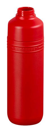 Rote Trinkflasche aus Kunststoff, 1 Liter, Vorderansicht
