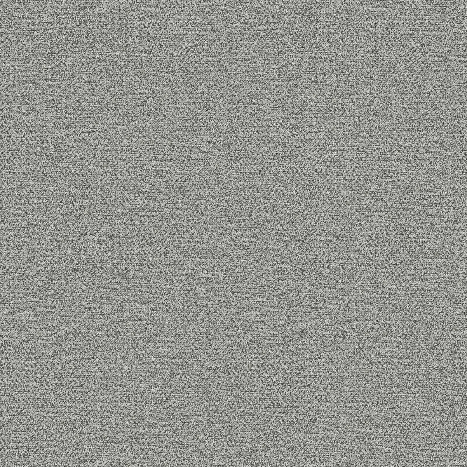 Nahaufnahme eines grauen, strukturierten Stoffes in gleichmäßiger Perspektive.