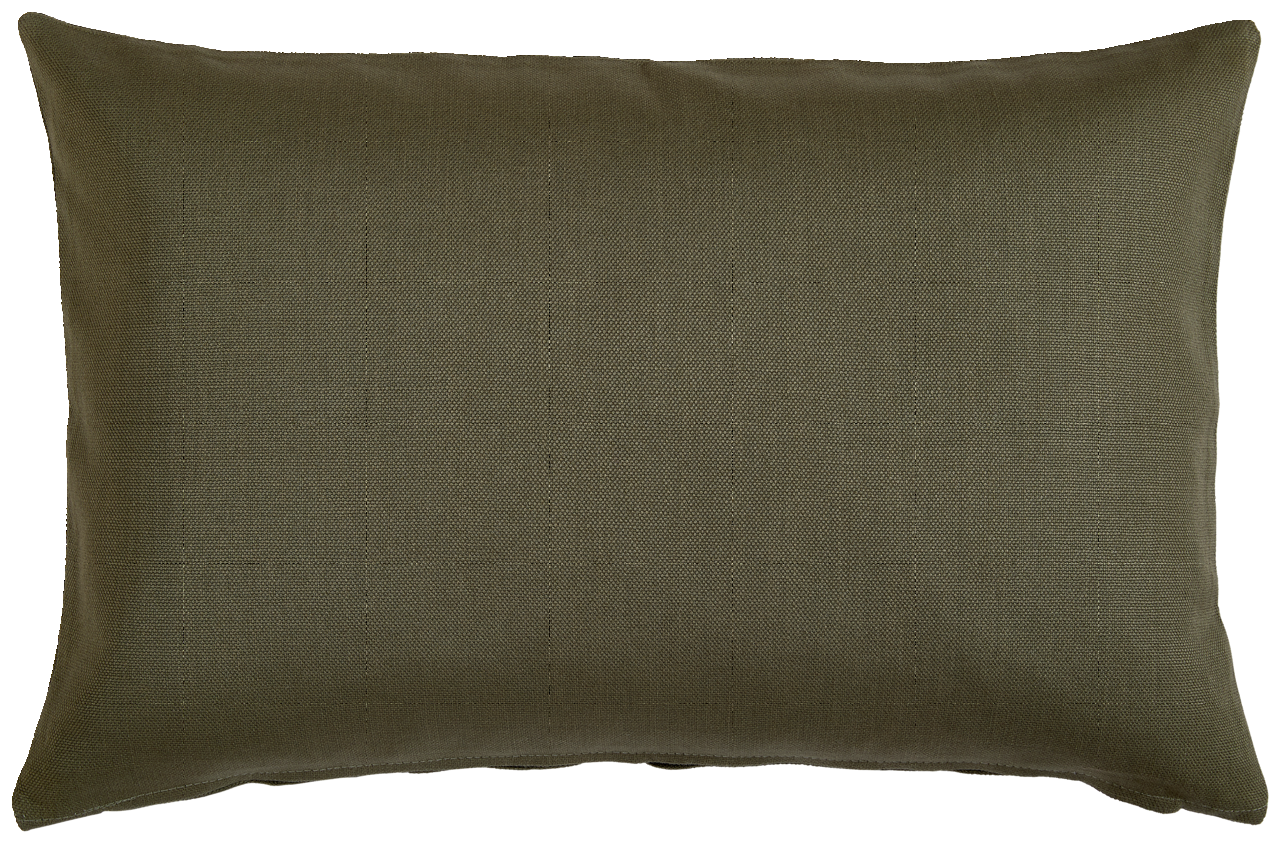 Outdoor-Kissenhülle in Olivgrün, Vorderansicht