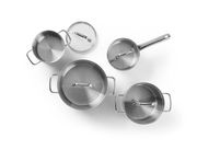 Kochtopfset 4-tlg. aus Edelstahl, Draufsicht
