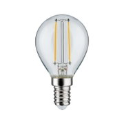 LED-lamp met E14-fitting, van voren gefotografeerd