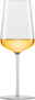 Chardonnayglas mit goldenem Wein, seitliche Ansicht