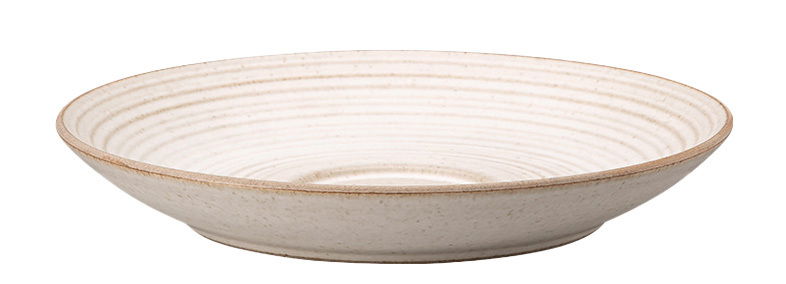 Thomas Cappucchino-Untertasse Nature Cappuccino-Untertasse in Sandfarbe, seitliche Perspektive