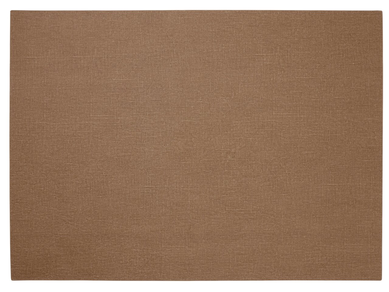 Rechteckiges Tischset aus Holz in brauner Farbe, Draufsicht