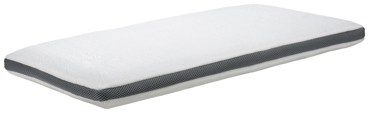 Linneweber Nackenstützkissen Mini CURACAO Nackenstützkissen Mini in Seitenansicht mit weißer Oberfläche und grauem Rand