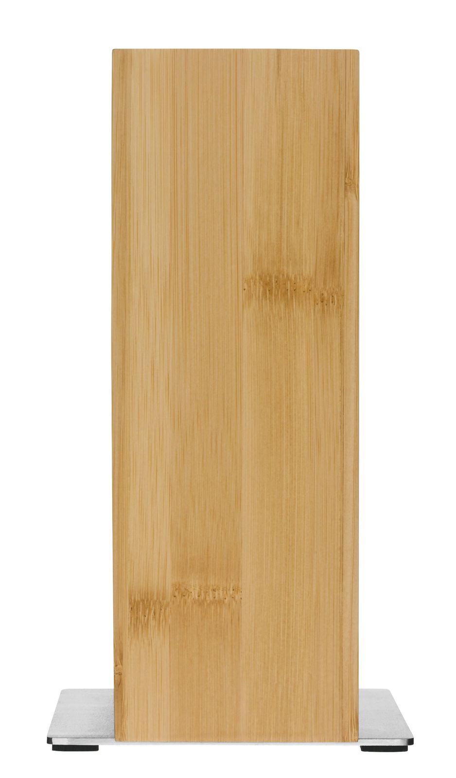 Bambus Messerblock unbestückt, Vorderansicht