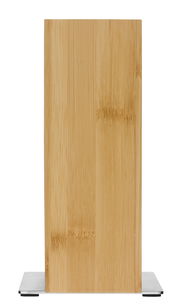 Bambus Messerblock unbestückt, Vorderansicht