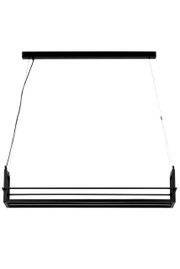 Moderne LED-hanglamp met rechthoekig ontwerp, zijaanzicht