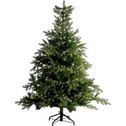 Künstlicher Weihnachtsbaum mit integrierter LED-Beleuchtung, frontale Ansicht