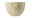 Beige Kaffeetasse mit Reliefmuster, seitliche Ansicht mit Henkel