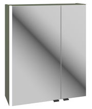 Spiegelschrank mit zwei Türen, seitliche Perspektive