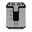 Moderner Toaster in Edelstahloptik mit Bedienelementen an der Vorderseite, Frontalansicht
