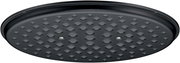 Deckel eines WMF Flavour Bräters, ovale Form, schwarze Farbe, mit Noppenstruktur, Ansicht von unten.