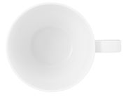 Weiße Kaffeetasse Beat 0,26l aus der Vogelperspektive