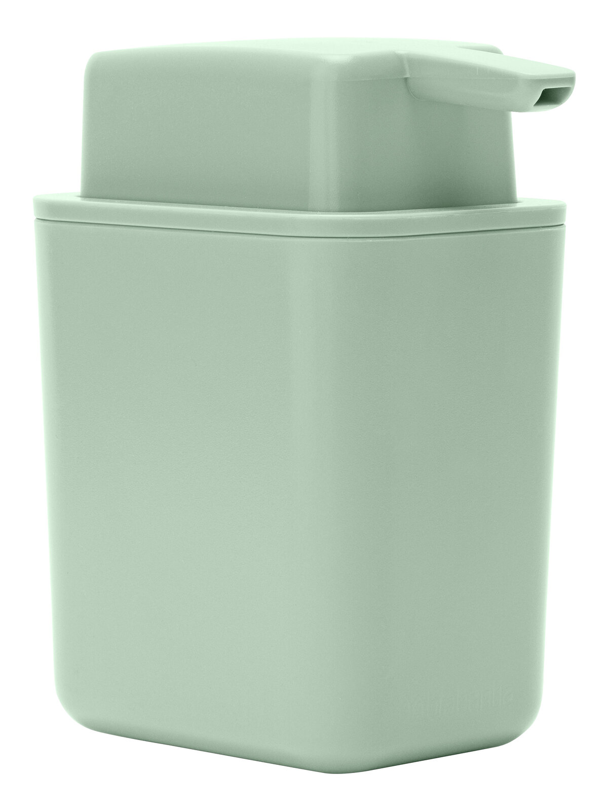 Brabantia Seifenspender SINKSIDE Mintgrüner Seifenspender aus Kunststoff, seitliche Perspektive