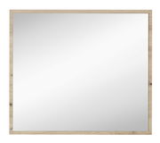 Spiegel mit Holzrahmen, frontale Ansicht