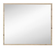 Spiegel mit Holzrahmen, frontale Ansicht