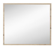 Spiegel mit Holzrahmen, frontale Ansicht