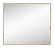 Spiegel mit Holzrahmen, frontale Ansicht
