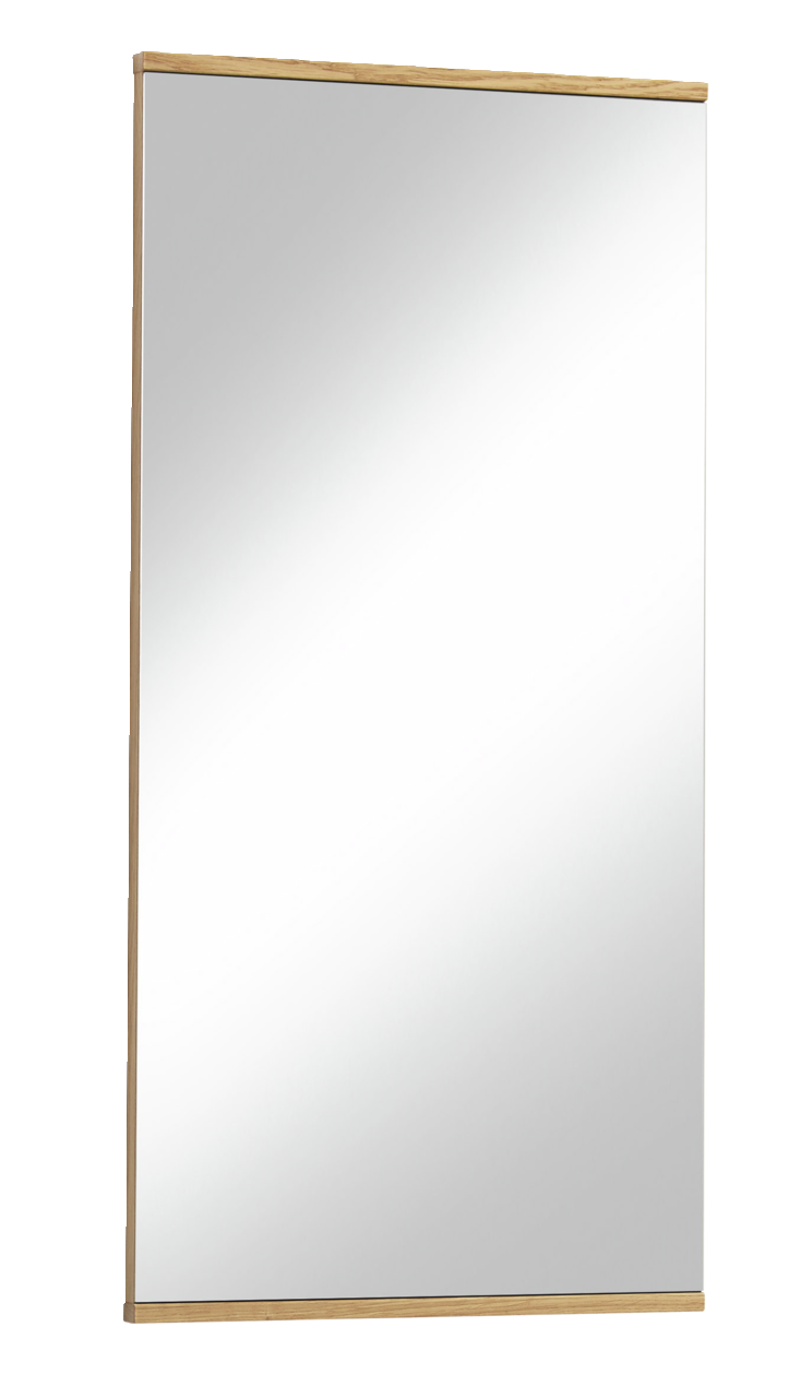 VOSS Spiegel VEDO Rechteckiger Spiegel mit Holzrahmen, seitliche Perspektive