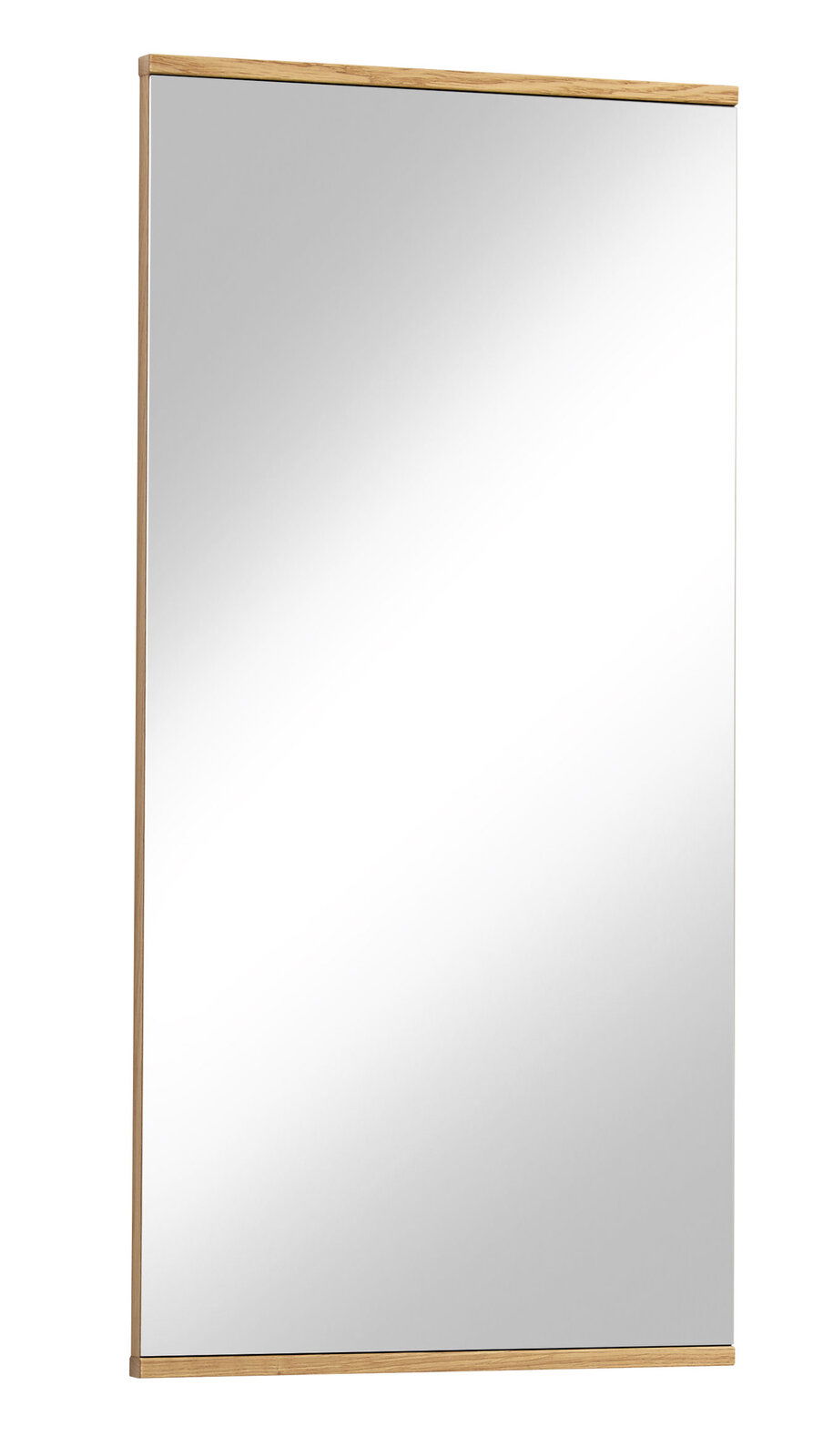 VOSS Spiegel VEDO Rechteckiger Spiegel mit Holzrahmen, seitliche Perspektive