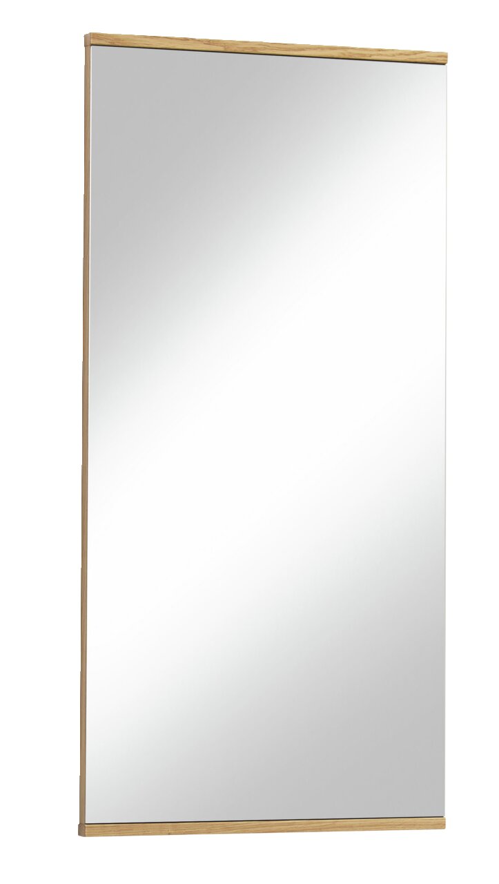 VOSS Spiegel VEDO Rechteckiger Spiegel mit Holzrahmen, seitliche Perspektive