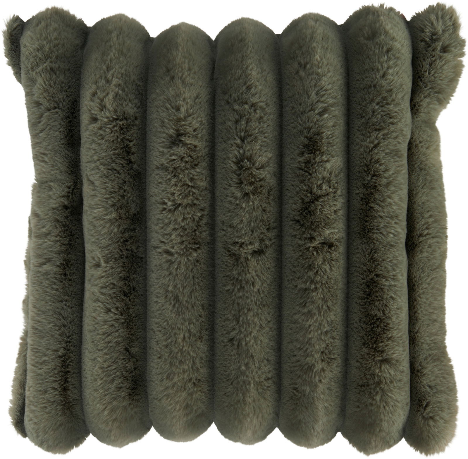 Novel Fellkissenhülle Fellkissenhülle in Olivgrün, Vorderansicht