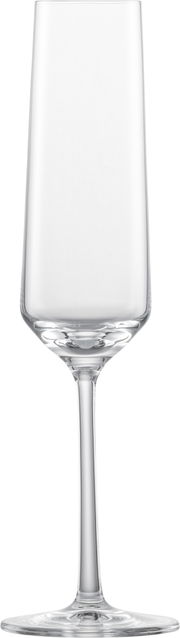 Elegantes Sektglas Pure in Frontalansicht, ideal für stilvolle Anlässe.
