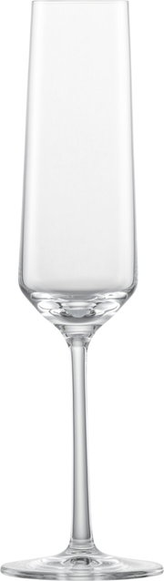 Elegantes Sektglas Pure in Frontalansicht, ideal für stilvolle Anlässe.