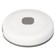 Runde, flache LED-Lichterkette in Weiß und Grau, Draufsicht