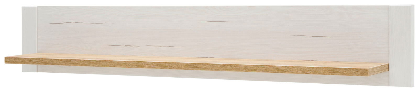 Landscape Wandboard BREGENZ Wandboard aus hellem Holz mit natürlicher Maserung, seitliche Perspektive