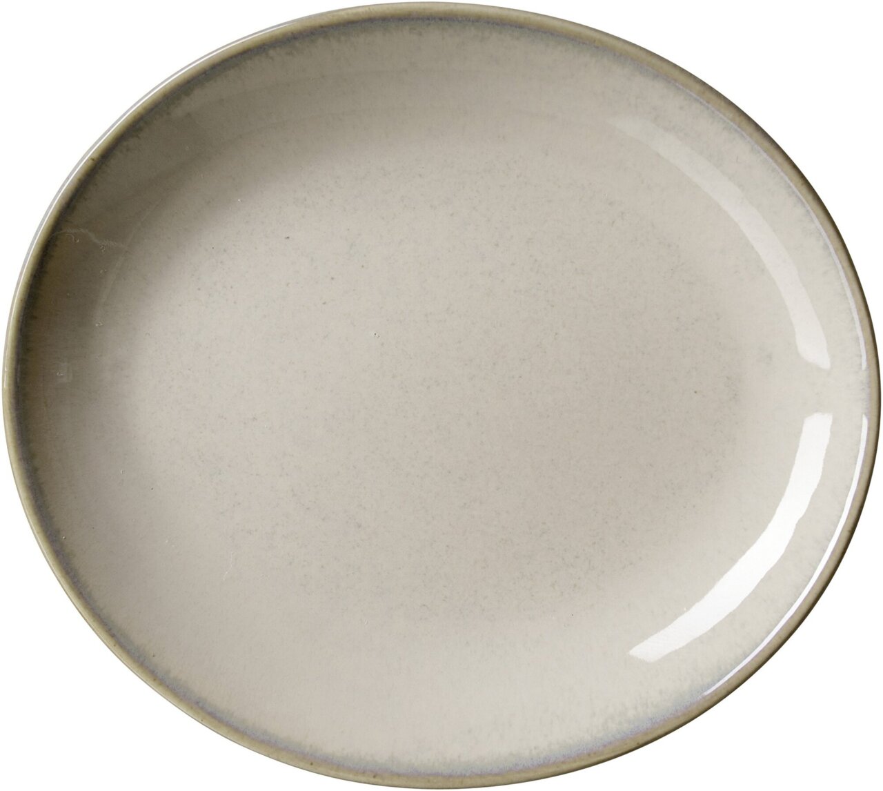 Beilagenteller Troms 14,5x13cm in Draufsicht, schlichtes Design in neutralem Farbton