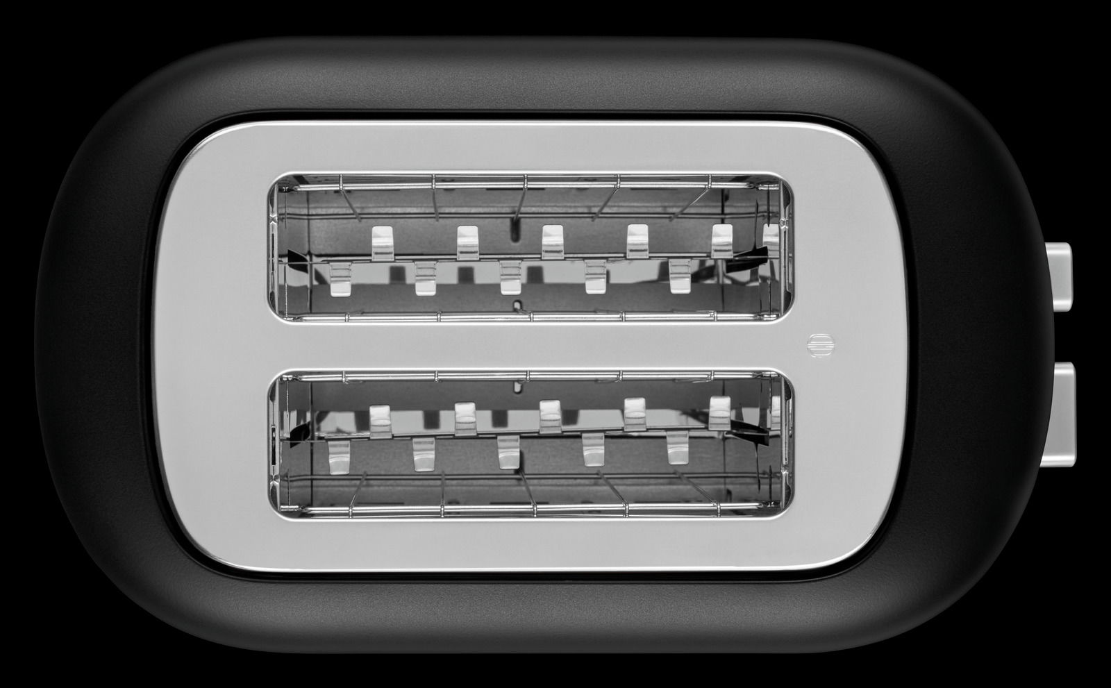 Toaster mit zwei Schlitzen, Ansicht von oben