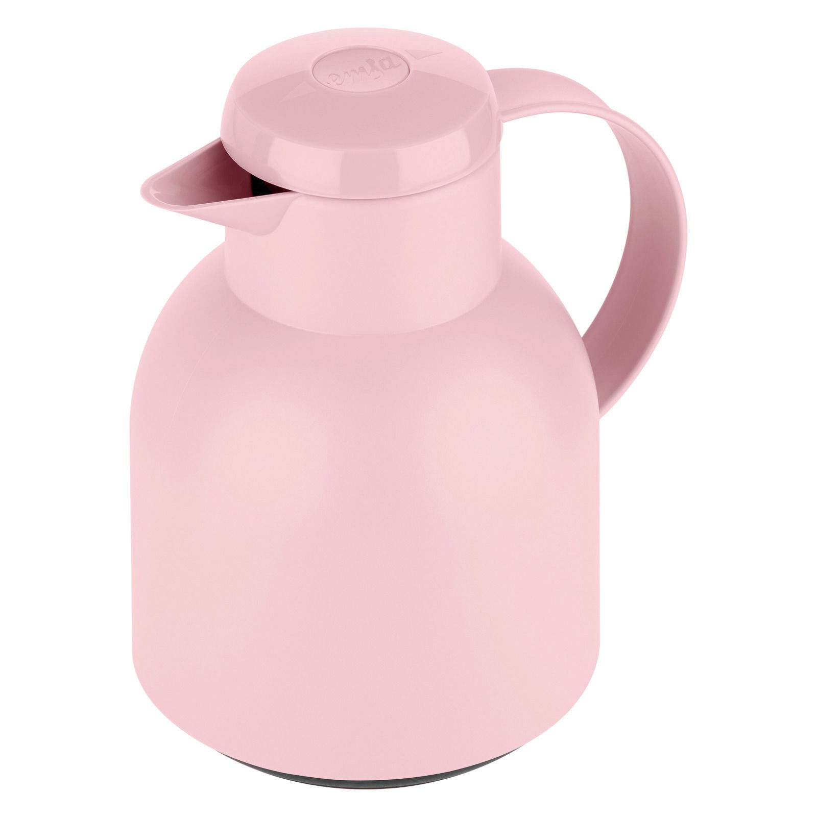 Rosa Isolierkanne SAMBA 1L, seitliche Perspektive