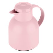 Rosa Isolierkanne SAMBA 1L, seitliche Perspektive