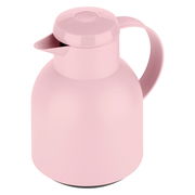 Rosa Isolierkanne SAMBA 1L, seitliche Perspektive