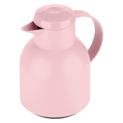 Rosa Isolierkanne SAMBA 1L, seitliche Perspektive