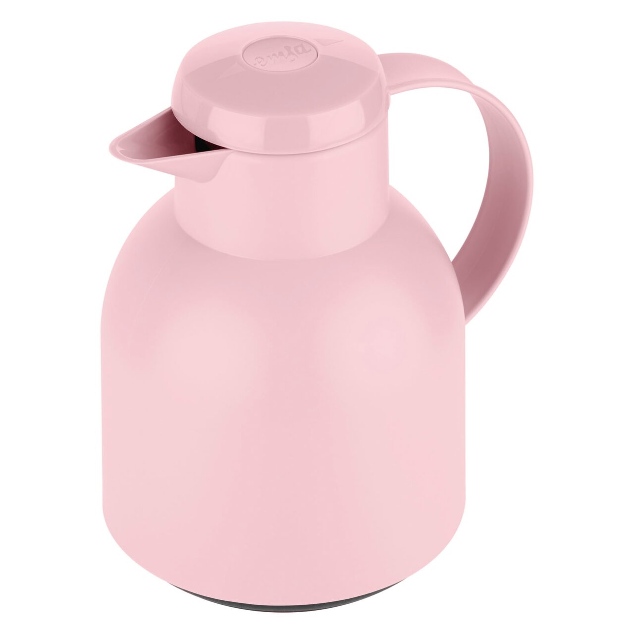 Rosa Isolierkanne SAMBA 1L, seitliche Perspektive