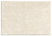 Beige Badteppich 40x60 cm aus der Vogelperspektive
