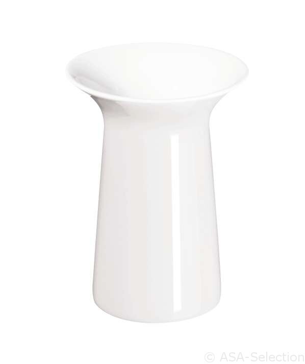 ASA SELECTION Vase weiß COLORI3 Weiße Vase aus der ASA Selection Vasen-Serie COLORI, frontal abgebildet.