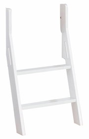 Weiße Leiter für Kojenbett, frontal abgebildet