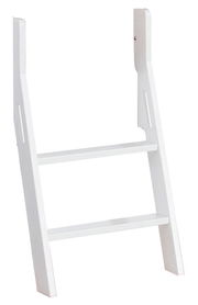 Weiße Leiter für Kojenbett, frontal abgebildet