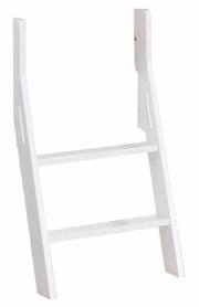 Witte ladder voor stapelbed, vooraanzicht