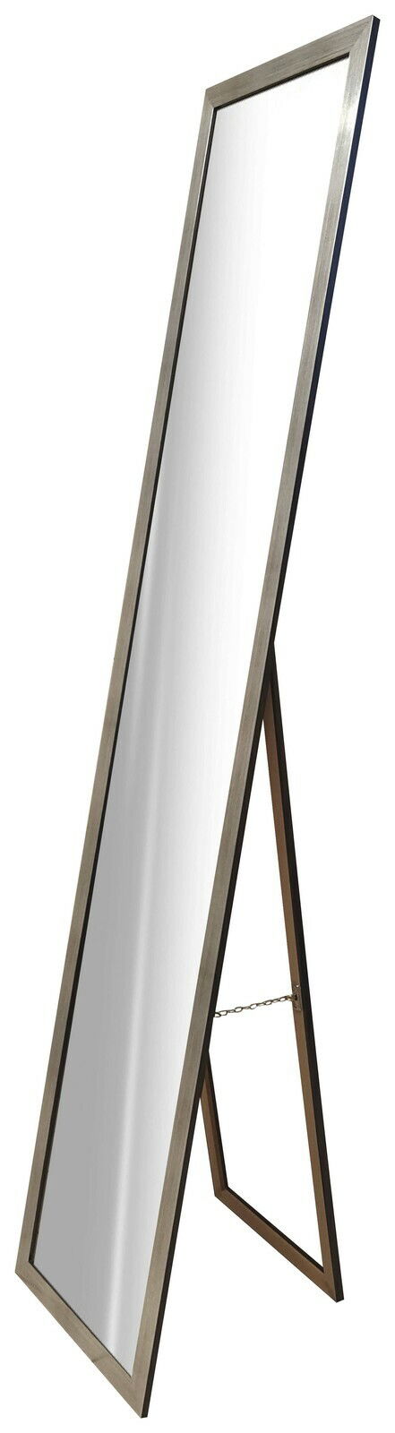 BOXXX Standspiegel Larissa Standspiegel mit Holzrahmen, seitliche Perspektive, ca. 36x175 cm