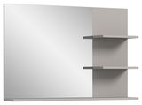 Spiegelshelf mit zwei Regalböden, seitliche Perspektive
