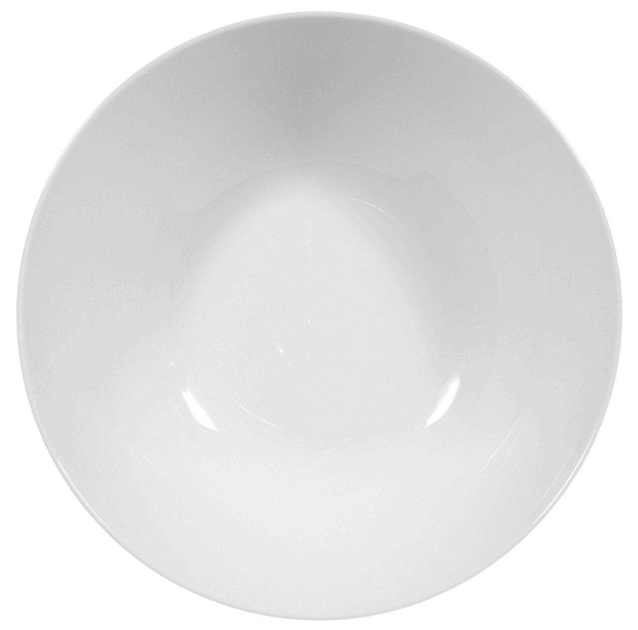 Runde weiße Schüssel Rondo/Liane 20cm, Ansicht von oben